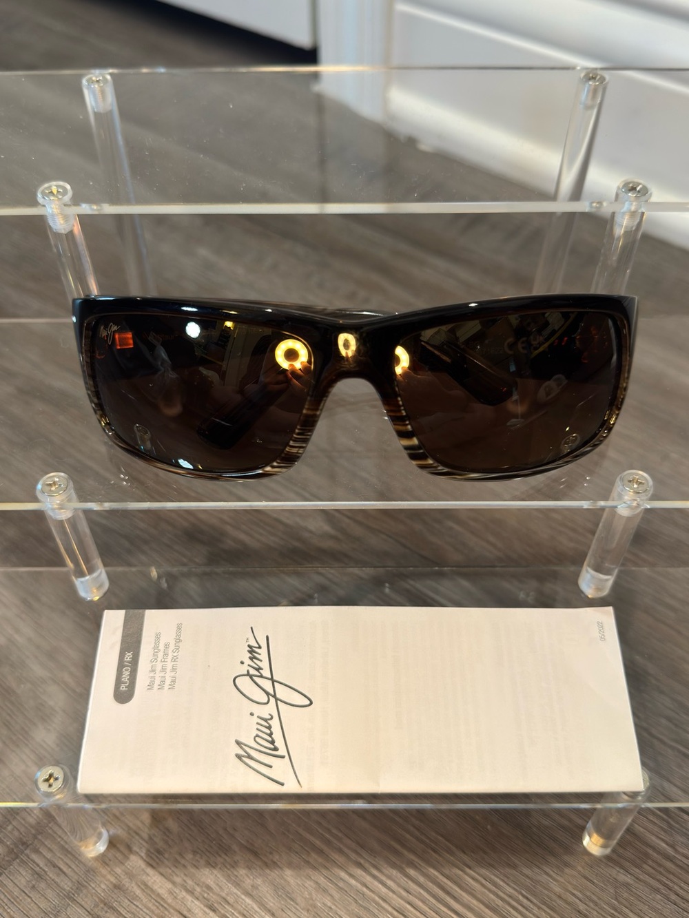 Maui Jim World Cup Wrap Polarized Sunglasses - Picture 3 of 12